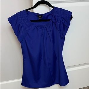 Dark Purple Blue Blouse